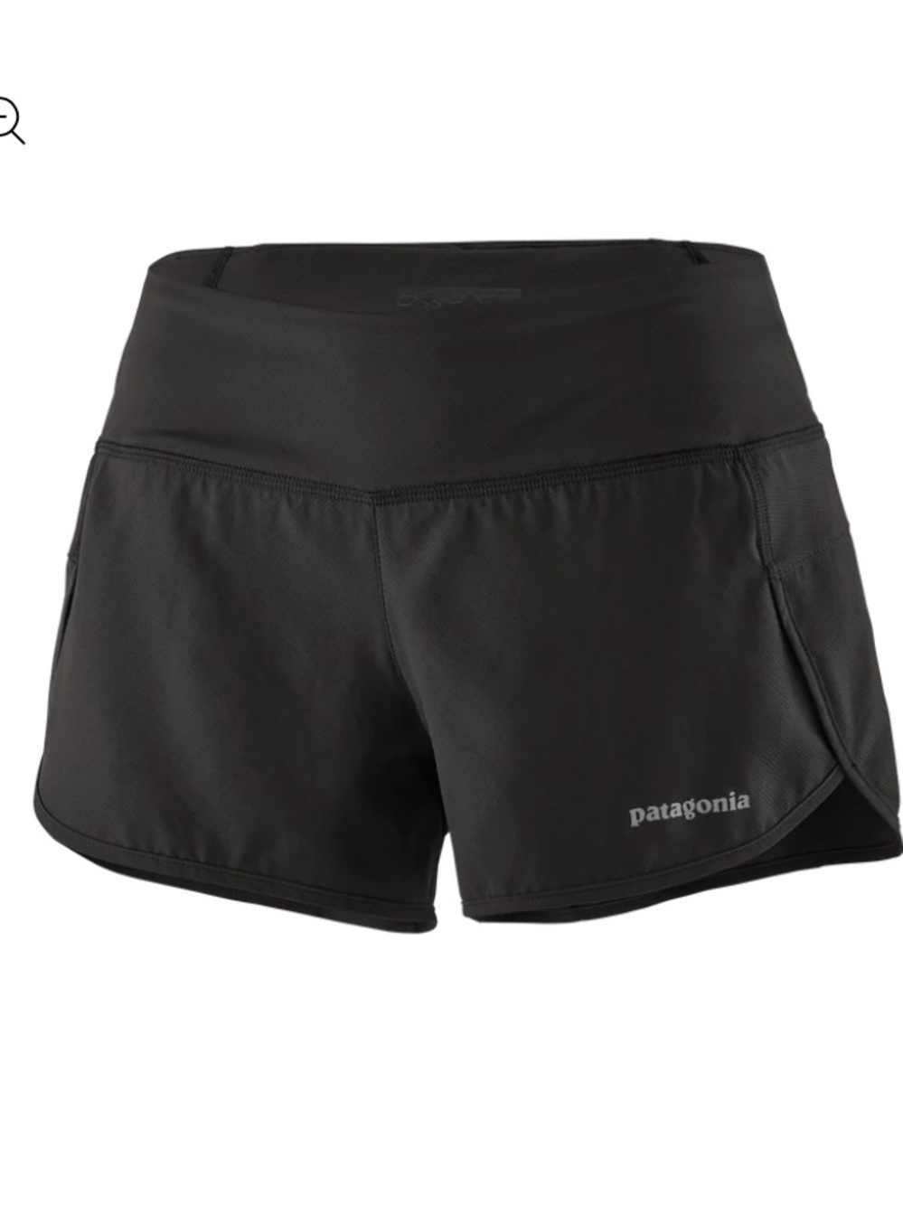 Patagonia Women’s Strider  Black Athletic Lined Running Shorts